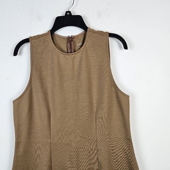 Everlane Cotton Modal Sleeveless Mini Dress Size XL Brown - Picture 3 of 7